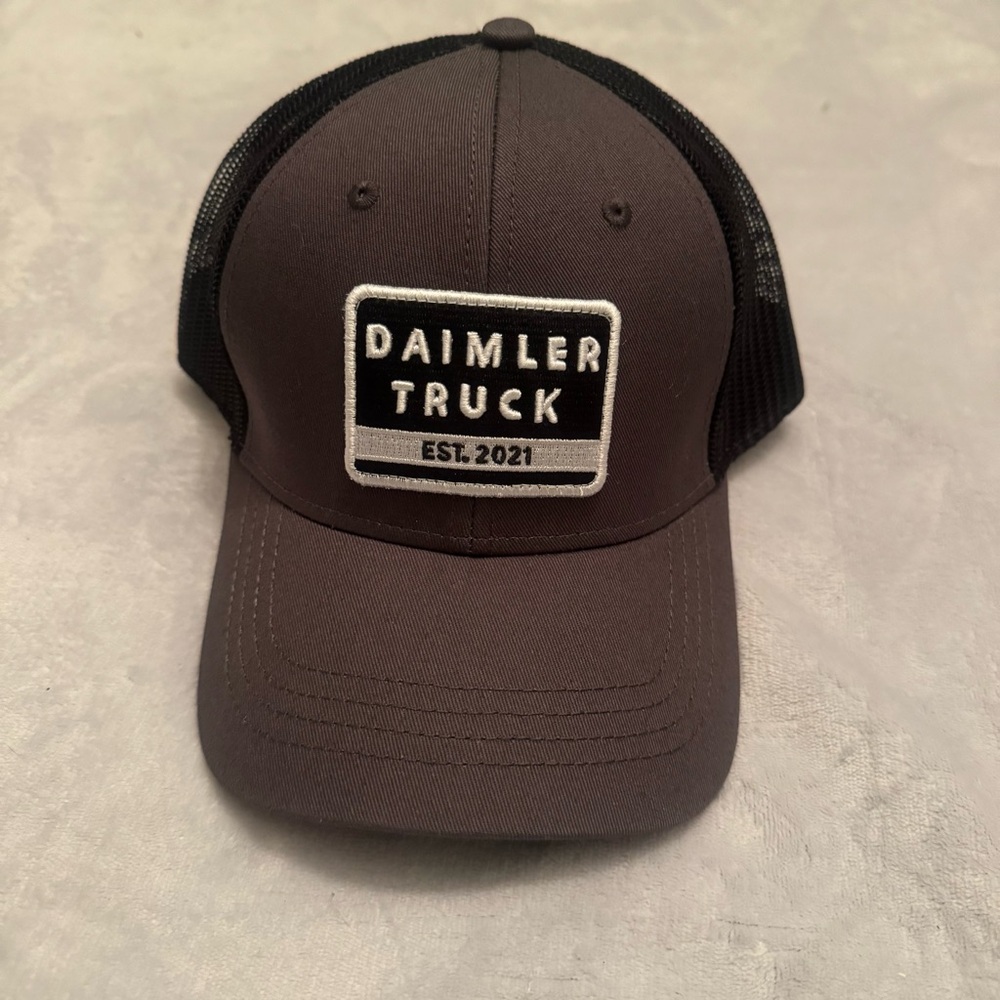 Daimler Truck EST. 2021 Trucker Hat Snapback Cap Black Mesh‎ Day One Promo